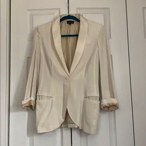 Top shop cream blazer